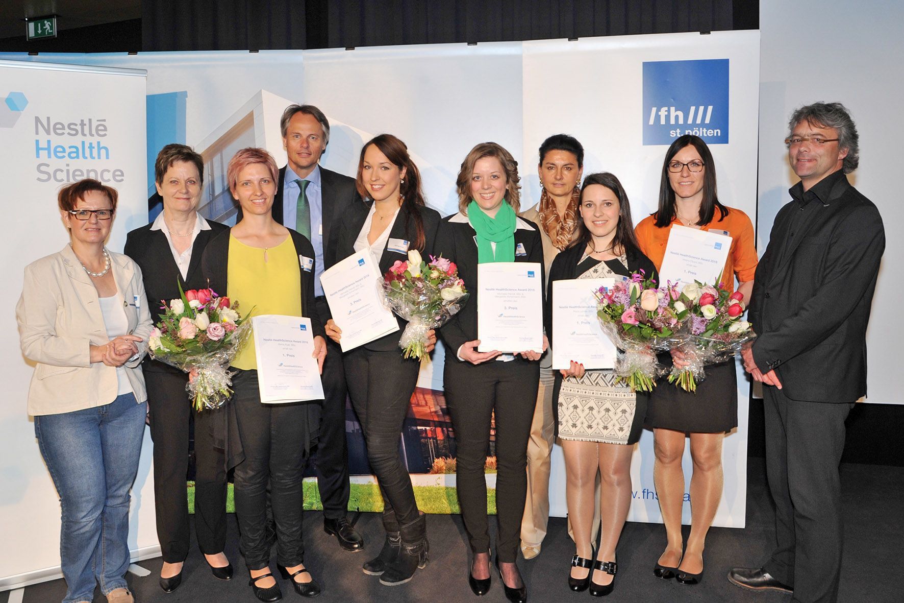 Der Nestlé Health Science Award wurde an der FH St. Pölten verliehen. 