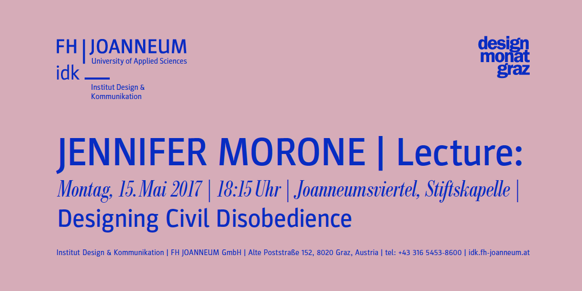 FH Lectures im Designmonat: Jennifer Morone