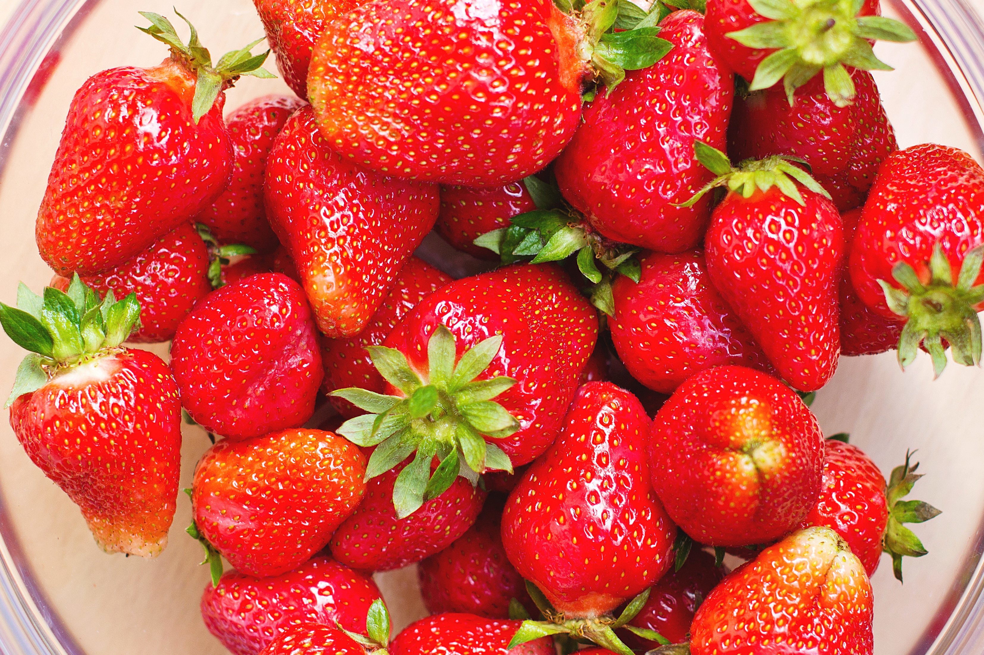 Bild mit Erdbeeren.