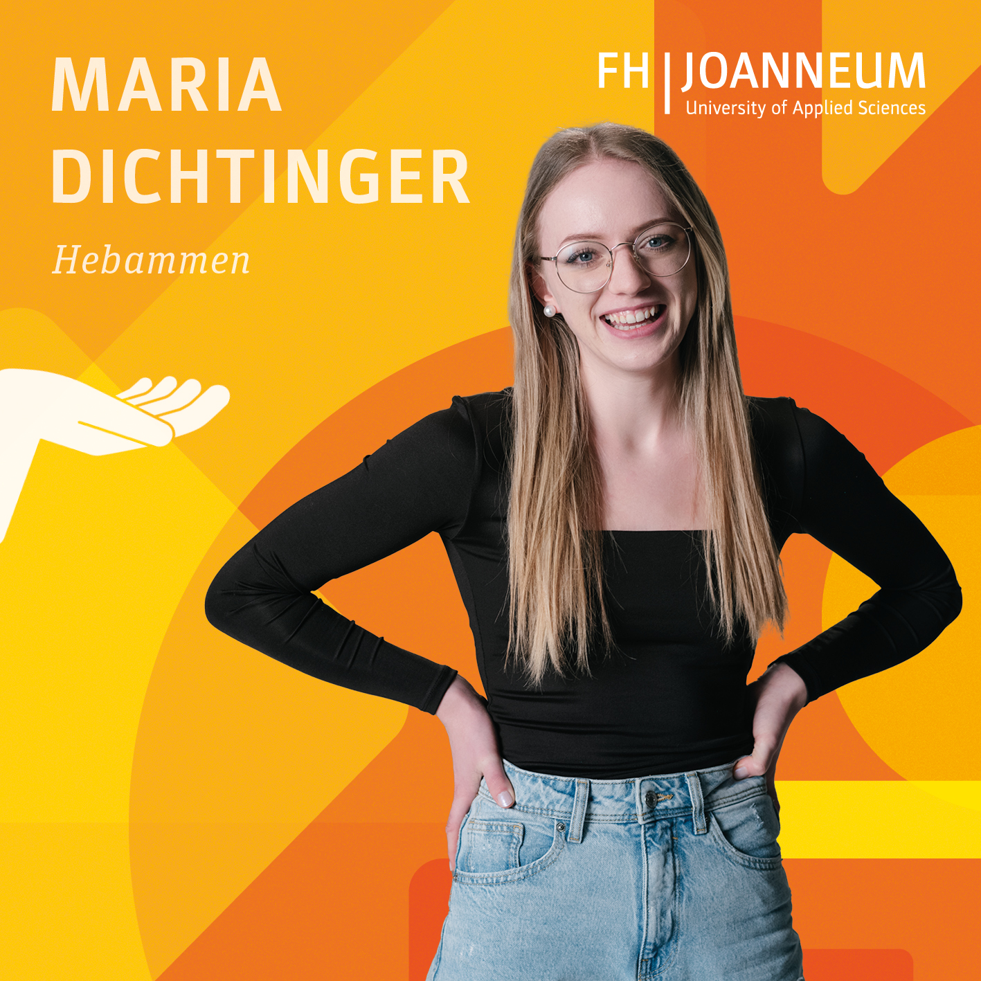 Maria Dichtinger studiert Hebammen.