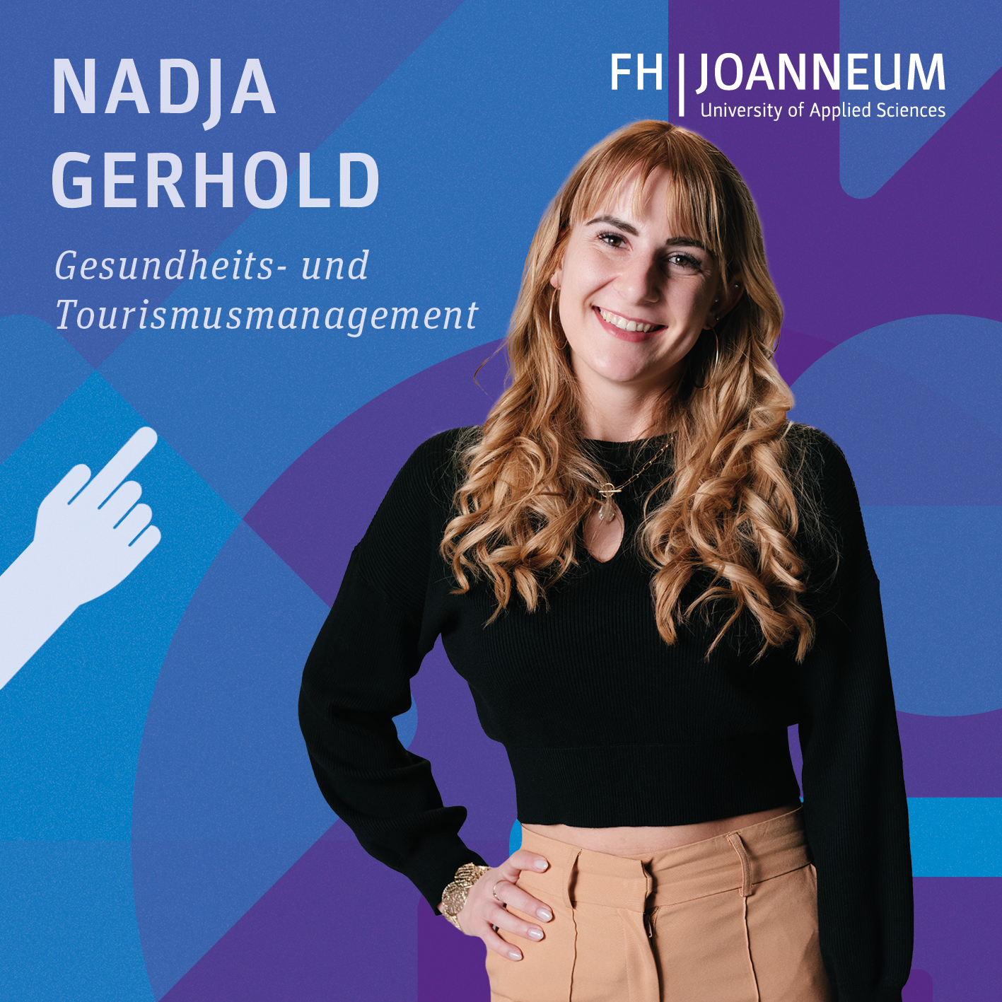 Nadja Gerhold studiert Gesundheits- und Tourismusmanagement.