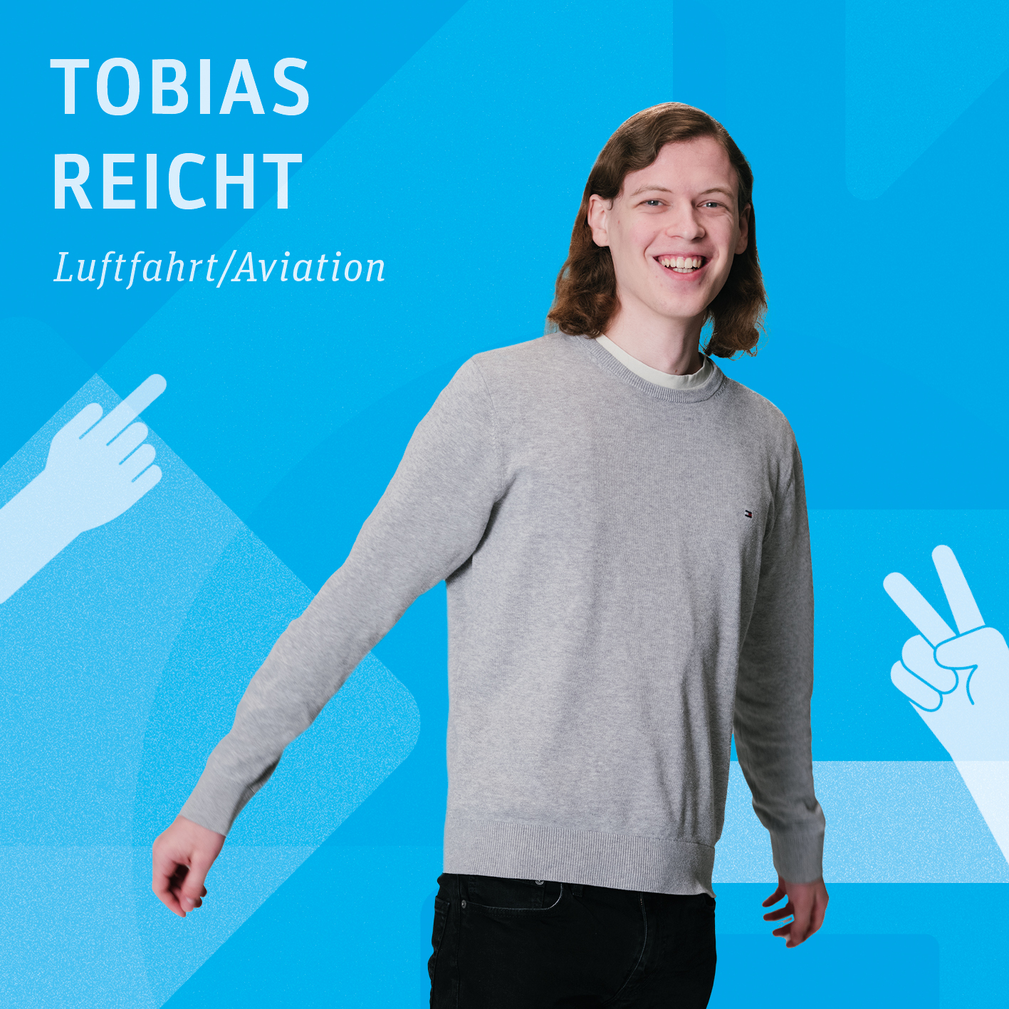 Tobias Reicht studiert Luftfahrt / Aviation.