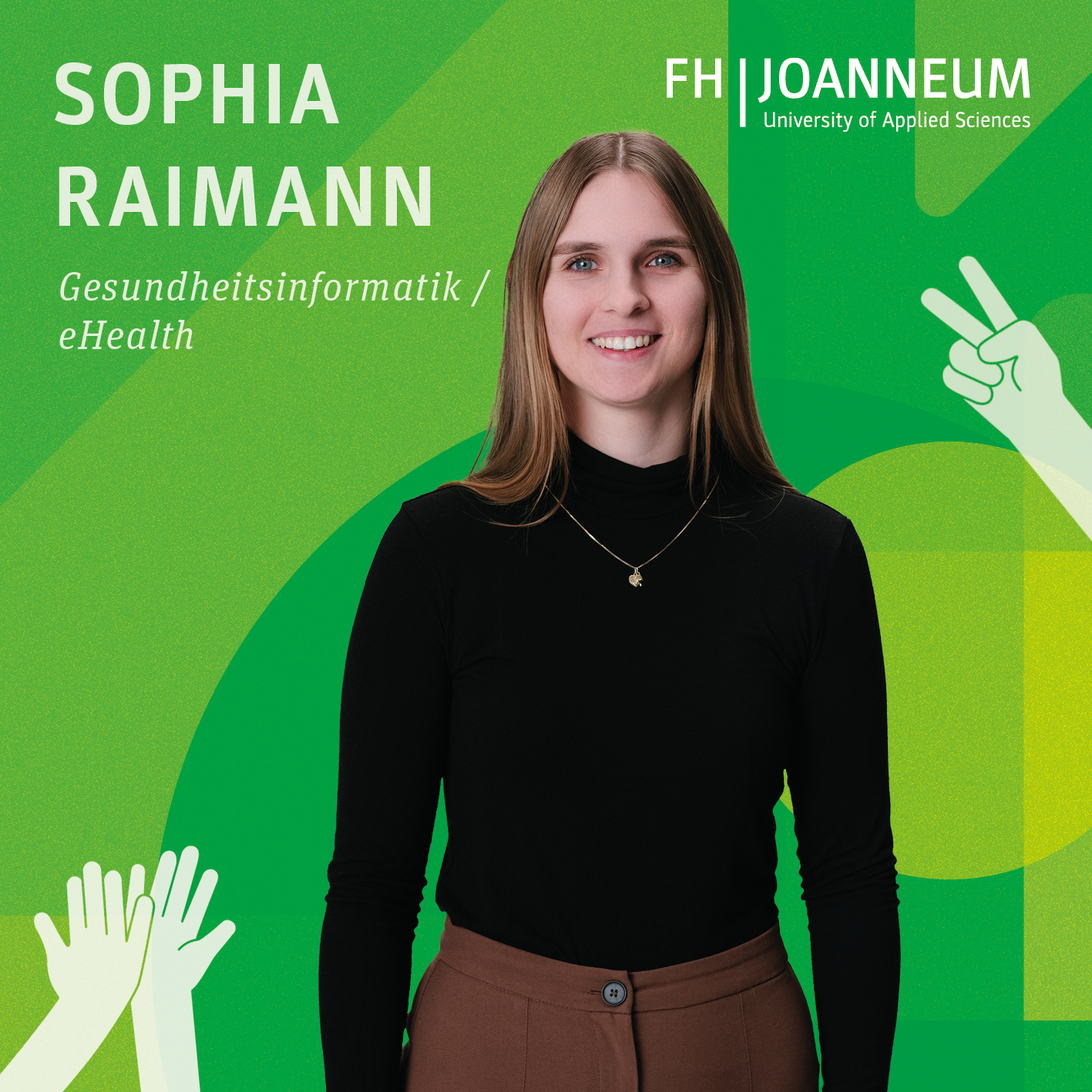 Sophia Raimann studiert Gesundheitsinformatik / eHealth.
