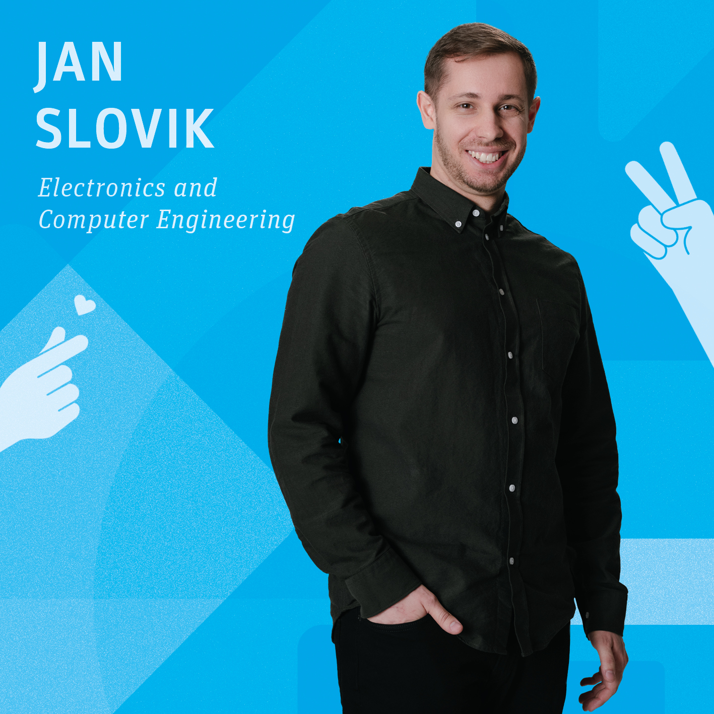 Jan Slovik studiert Electronics and Computer Engineering.