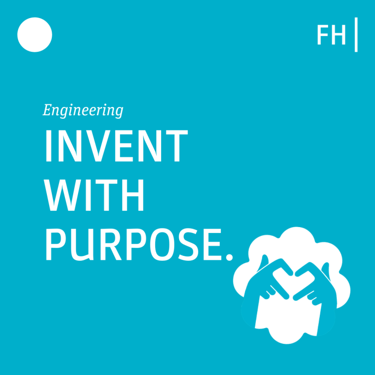 Grafikelement für das Department Engineering: Invent with Purpose