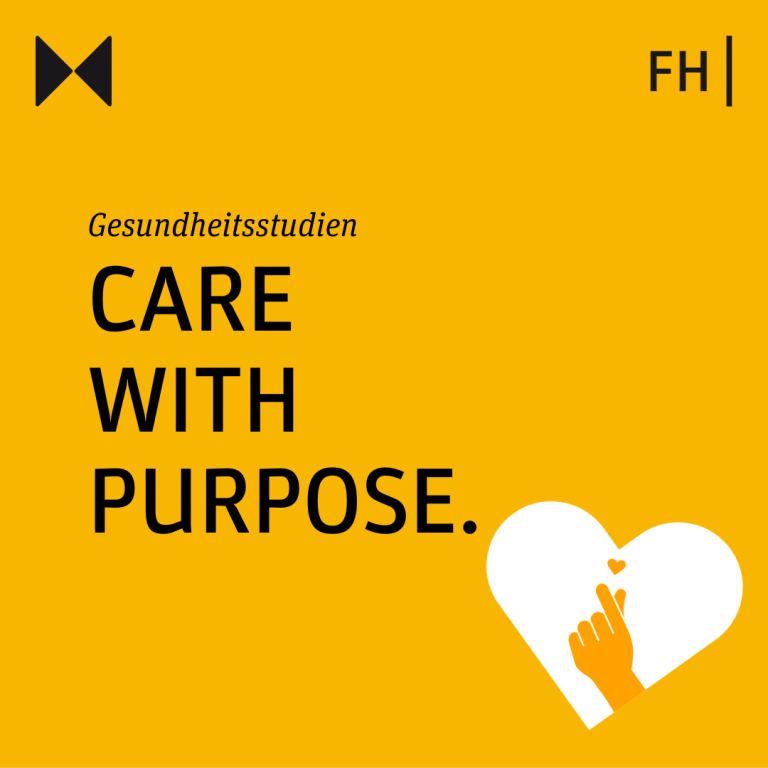 Grafikelement für das Department Gesundheitsstudien: Care with Purpose